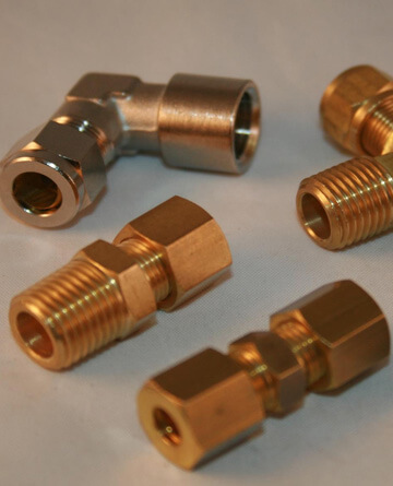 Set of cu-ni instrumentation tube fitting