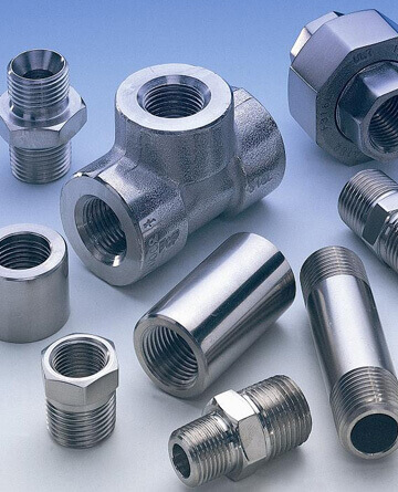 Set of SS 304h forged fitting